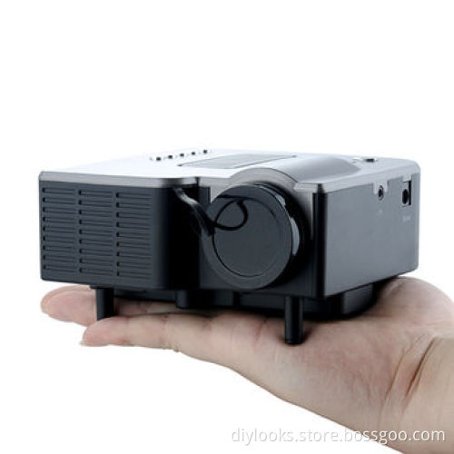 50 ANSI Lumens Portable Multimedia Entertainment LED Projector with Speaker